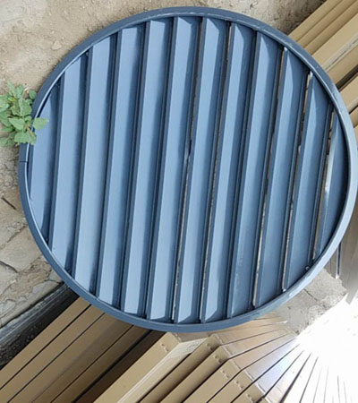 圓鋁合金（jīn）百葉窗